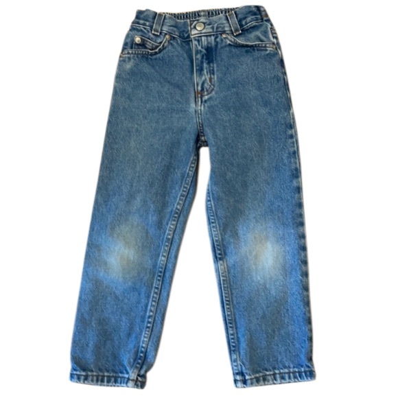 Y2K New legends blue jeans slim size 6 boys or girls - Picture 1 of 15